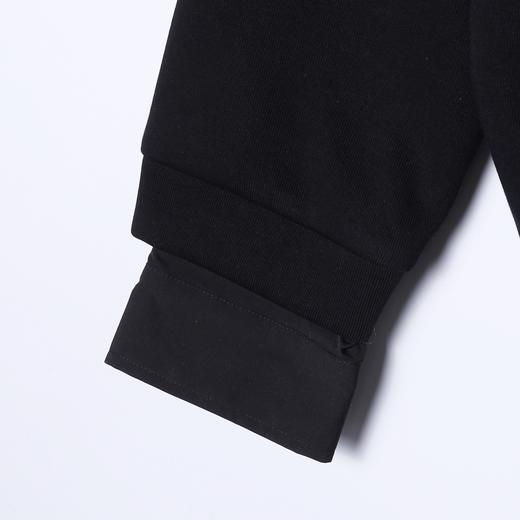 SDSA秋冬新款痞帅男装韩版简约半拉链翻领假两件卫衣百搭舒适上衣 商品图4