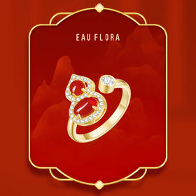 【灵韵葫芦】红玛瑙葫芦戒指