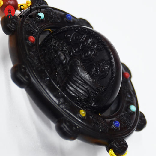 湄洲妈妈祖平安檀木车挂 汽车装饰创意挂件 商品图4