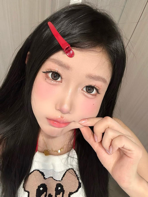 <大直径>PUFF GIRL-雾纱信条 棕-14.5mm【日抛十片装 0-1000度 含525/575】 商品图1