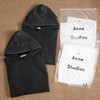 Acne Studios 25SS 1996系列水洗喷染做旧磨边破坏重磅连帽卫衣  情侣款 商品缩略图0