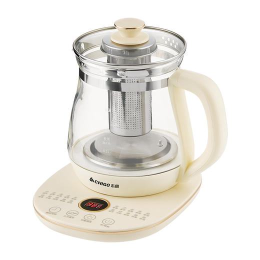 「高颜值！智能恒温」志高养生壶办公室小型全自动玻璃居家日用煮茶器烧水热水壶餐饮用具 商品图4