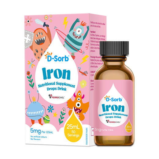 滴适宝（D-Sorb）铁剂儿童铁滴剂 第三代螯合加拿大原装进口铁滴剂 商品图5