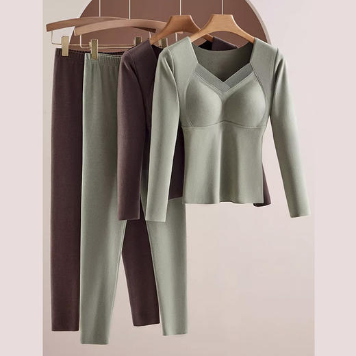 裁缝学苑AS579保暖内衣女套装纸样女装带胸垫一体秋衣秋裤样板图纸 商品图1