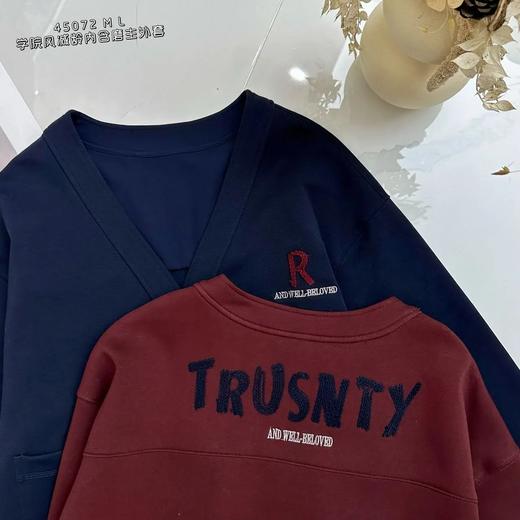 W45072#学院风减龄外套 商品图1