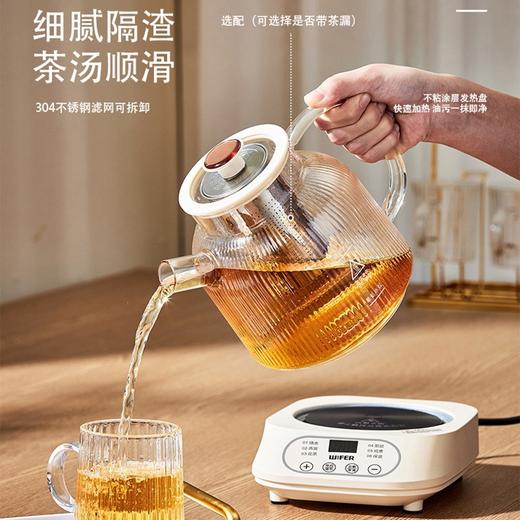 【家用玻璃养生壶】新款花茶壶多功能分体养生杯 办公室小型炖煮烧水壶 商品图6
