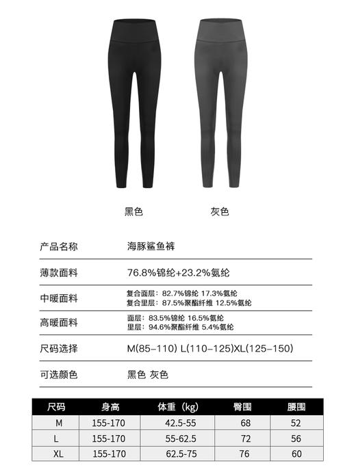2.0Bimilie海豚鲨鱼裤 (中暖) 商品图5