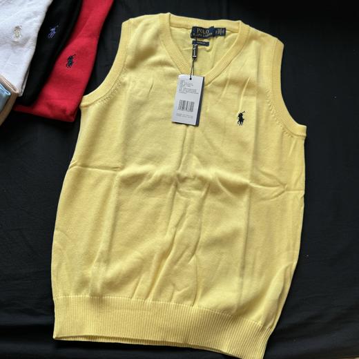 拉家针织V领背心多色刺绣 商品图10