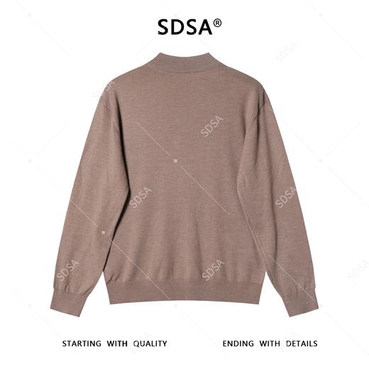 2571015SDSA男士秋冬新款痞帅男装潮牌简约纯色圆领针织衫毛衣百搭休闲 商品图5