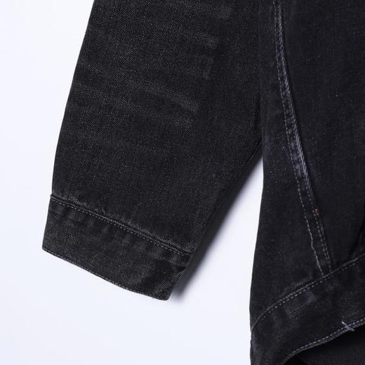 SDSA男士秋冬新款痞帅男装美式磨破拼接牛仔外套夹克复古时髦潮 商品图3