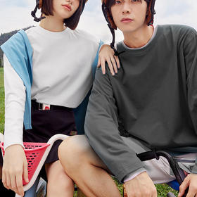 【79元两件！】重磅230g匹马棉长袖T恤 | 男女同款 5色可选 舒适透气 基础百搭