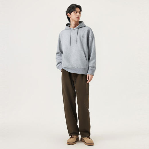 gxg.jeans男装冬季连帽灰色卫衣J24X314005 商品图2