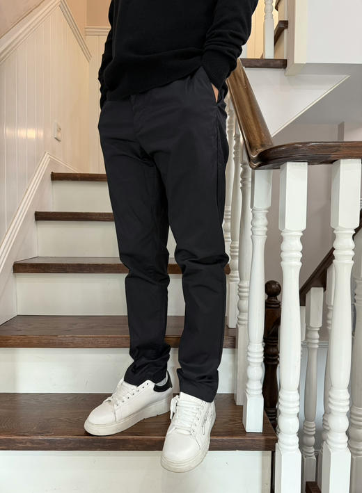 109-5 LP科技棉 男士商务休闲 微微小脚 长裤 抗皱舒适 老朱176-146穿L如图 商品图0