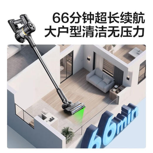 海尔（Haier）无线吸尘器真空绿光显尘吸尘除螨家用手持大吸力可壁挂宠物吸毛 轻量车辆清洁 宠物毛发清洁 G16S MAX 商品图7
