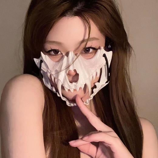 【万圣节面具】二次元半脸面罩猛虎夜叉天狗人狼鵺面具派对演出万圣节装扮道具。rc 商品图6