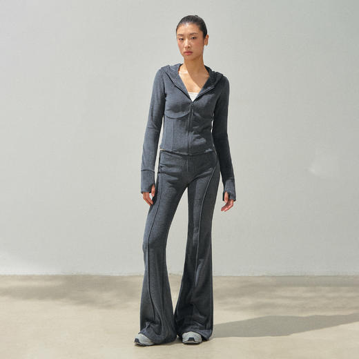 Ariseism 美式复古设计感连帽外套长裤套装女秋两件套 商品图3