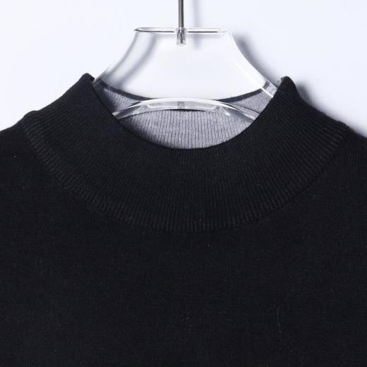 2571015SDSA男士秋冬新款痞帅男装潮牌简约纯色圆领针织衫毛衣百搭休闲 商品图1