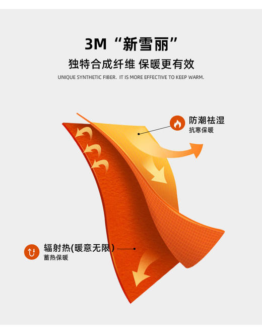 男款【新雪丽棉服】拓路者连帽户外运动棉服 秋冬款保暖时尚棉衣外套 【tbzg】 商品图3