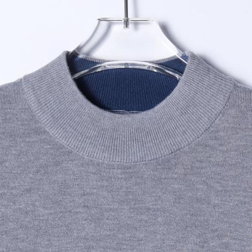 2571015SDSA男士秋冬新款痞帅男装潮牌简约纯色圆领针织衫毛衣百搭休闲 商品图2