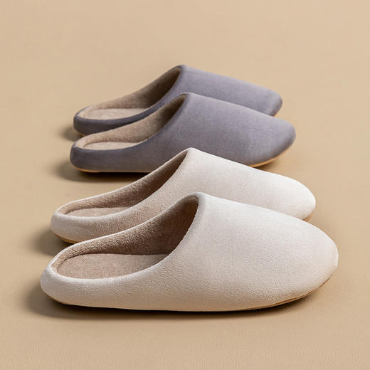 慈溪棉拖鞋软底静音女秋冬季居家用室内保暖防滑毛绒家居棉拖鞋男 商品图0