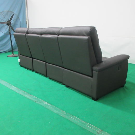 【OUTLET】4人位电动皮沙发 彼利波4 深棕色 商品图9