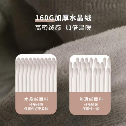 【云粉节】10楼堂皇  珊瑚绒-前兔似锦四件套-灰  200x230cm      吊牌价1490元  活动价299元 商品图4