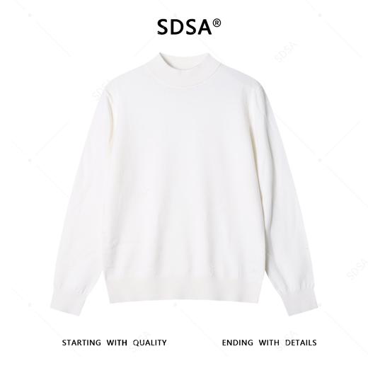 25N08SDSA男士秋冬新款痞帅男装复古简约圆领毛衣百搭休闲套头针织衫 商品图1