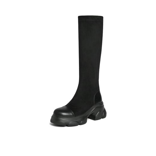 2F【百思图】高筒弹力瘦瘦靴 商品图0