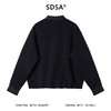 SDSA秋冬新款痞帅男装韩版简约半拉链翻领假两件卫衣百搭舒适上衣 商品缩略图5