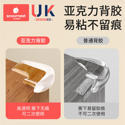 科巢软硅胶防撞护角婴儿桌角防磕碰床转角透明90度直角包贴保护套 商品图4