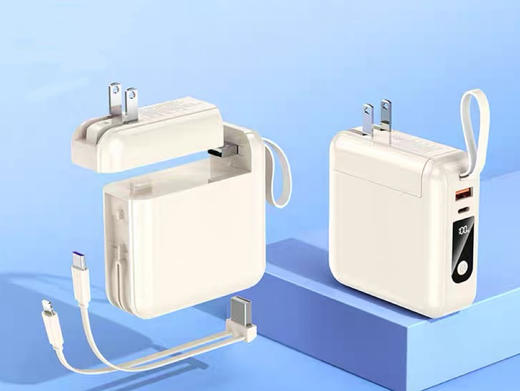 自带插座充电宝 1万毫安/2万毫安  自带快充K15/K16   A-5283  auraro 商品图9