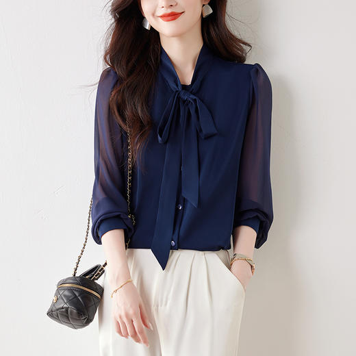 KQL 403H7926轻奢冷淡系独特别致衬衫 商品图0