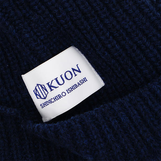 KUON Boro Patched Watch Cap 日本古布羊毛线帽 冷帽 商品图2