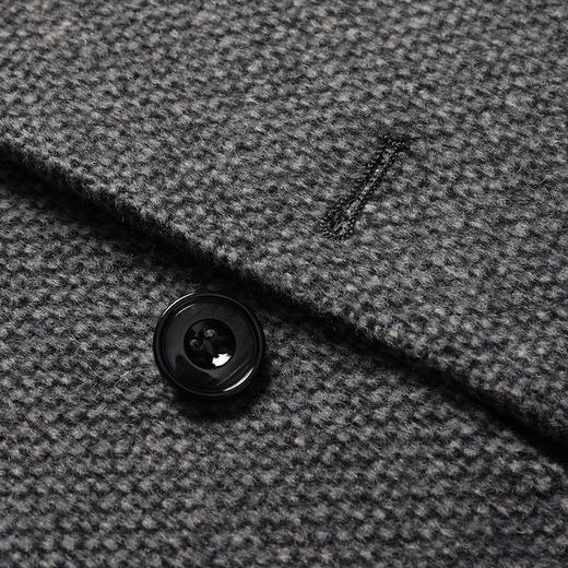 【可拆卸鸭绒内胆】【羊毛】【DBW】大依优型大码男装毛呢大衣外套中长款可脱卸羽绒内胆商务休闲大衣 商品图3