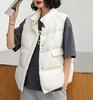 90%白鸭绒韩版宽松百搭羽绒马甲 211 商品缩略图5