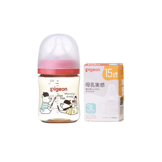 贝亲 奶嘴/奶瓶合集 硅橡胶奶嘴宝宝新生儿宽口径母乳实感（多款可选） 商品图0