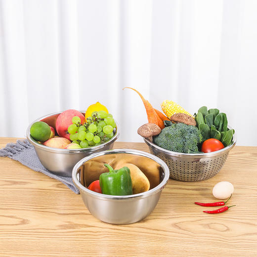 康巴赫不锈钢盆三件套KOU3A【分仓直发，72小时发货，周末节假日不发货】 商品图7