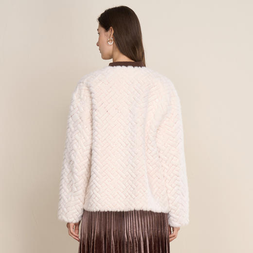 EITIE爱特爱白色短款时尚2025冬季新款保暖外套D2503929 商品图4