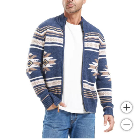 到手价338元 Frye男士全拉链毛衣 美国代购，无中文标签，介意慎拍 商品图2