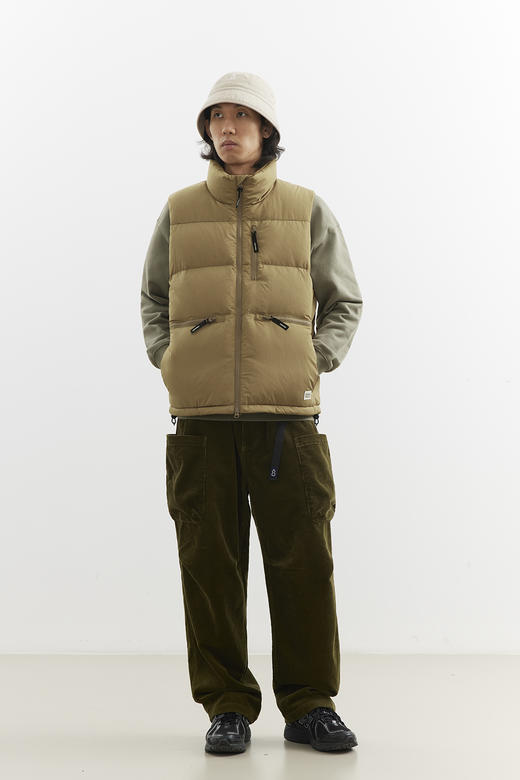 吃茶去chichaqu25秋冬新款重磅羽绒马甲户外保暖简约男女防风 商品图2