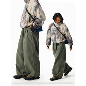 CryingCenter 拉绳节点宽松阔腿吊脚裤 男女款 哭喊中心