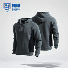 【官方正版】英格兰国家队 | 深灰连帽卫衣春秋基础款上衣