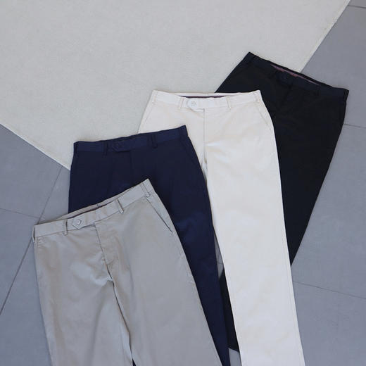 109-5 LP科技棉 男士商务休闲 微微小脚 长裤 抗皱舒适 老朱176-146穿L如图 商品图9