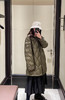 109-10渠道圆正 忙可25秋冬 苔藓绿 lombi中长款 鹅绒羽绒服 过分轻盈 松弛轻盈保暖 我穿2宽松 商品缩略图0