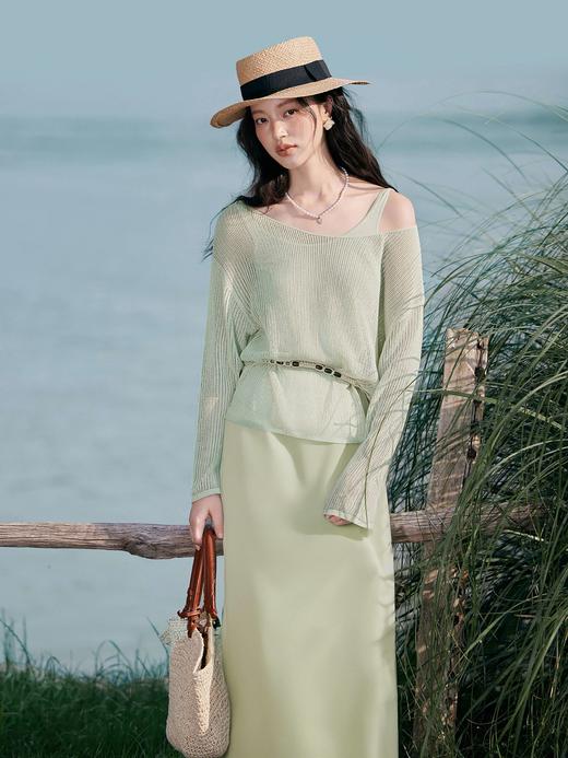 【商场同款】麦檬春秋梭织长裙5F2241011 商品图0