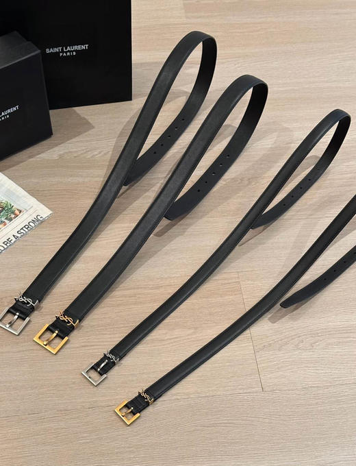 YSL圣罗兰方形搭扣真皮腰带100906 商品图7