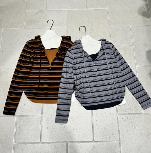 【门店同款】ENJOY冬季“暖冬知性”假两件连帽针织 167145560 商品图2