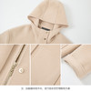 【商场同款】CNC5012 “ 轻氧短大衣 ” 羊毛蚕丝混纺触感细腻高级 驼色连帽短大衣 商品缩略图5