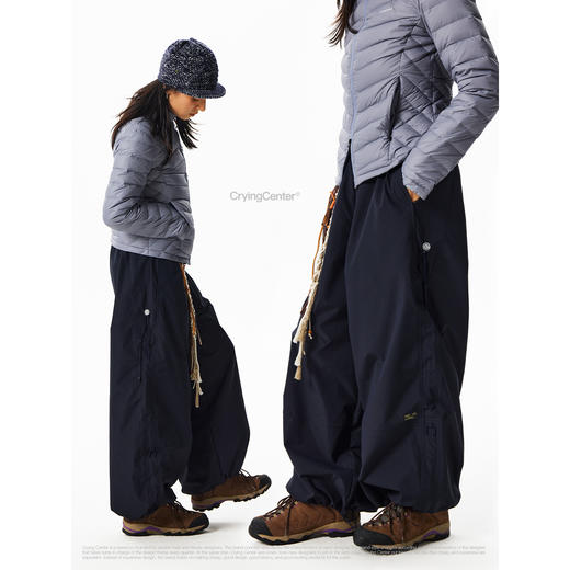 CryingCenter 拉绳节点宽松阔腿吊脚裤 男女款 哭喊中心 商品图2