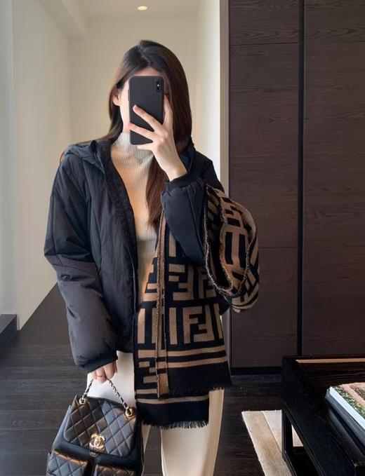 Lu*家同款W-R夹棉防风防水连帽外套 商品图8